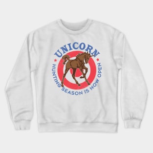 Unicon Hunting Season Now Open Crewneck Sweatshirt